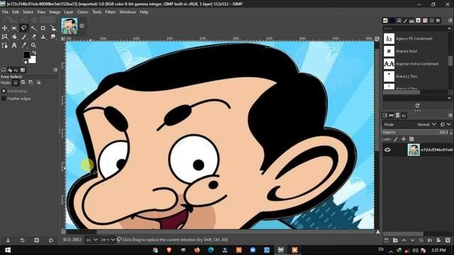 How to remove image background in Gimp | Sinhala смотреть онлайн