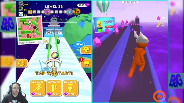 Tall Man Run / Giant Rush All Levels Gameplay Walkthrough Android,ios смотреть онлайн