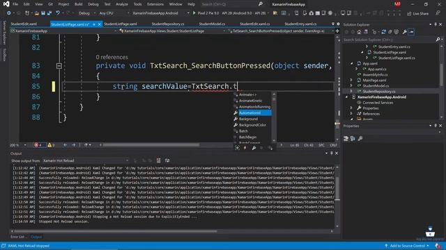 Searching in ListView using Xamarin Forms | Search Bar | SearchView | Filter data from ListView смотреть онлайн