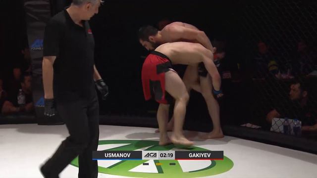 Ахмед Гакиев vs. Давлат Усманов | Ahmed Gakiyev vs. Davlat Usmanov | ACA YE 25 смотреть онлайн