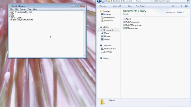Simple FTP Batch Script to Upload all Files in a Directory by Nicholas Lee Fagan смотреть онлайн
