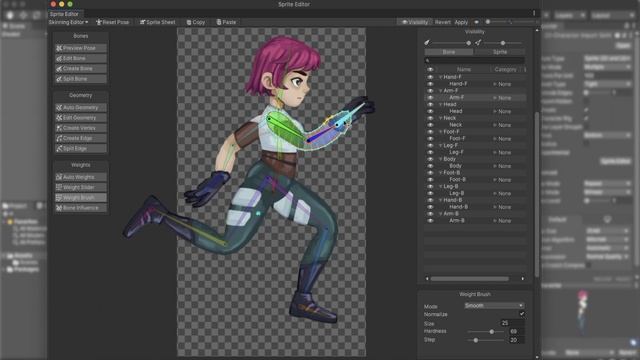 Unity 2D Animation 2020 – Bones & Rig | Tutorial Part 1 смотреть онлайн