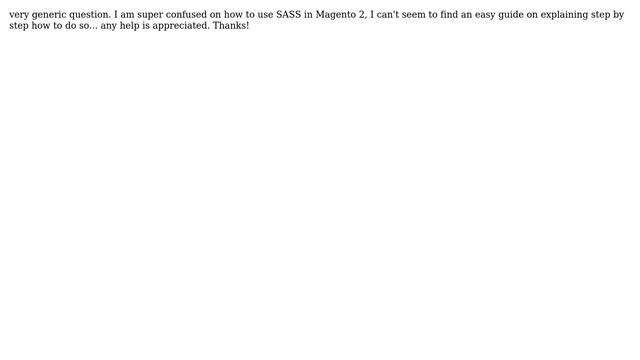 Magento: How to use SASS in Magento 2? смотреть онлайн