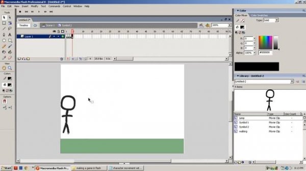 How to make a game in flash.