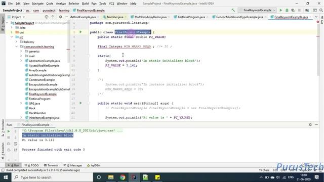 Final non access modifier_Part-27_Java Tutorial for Beginners смотреть онлайн