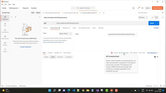 Fix: ASP.NET core JWT authentication always throwing 401 unauthorized after token generated смотреть онлайн