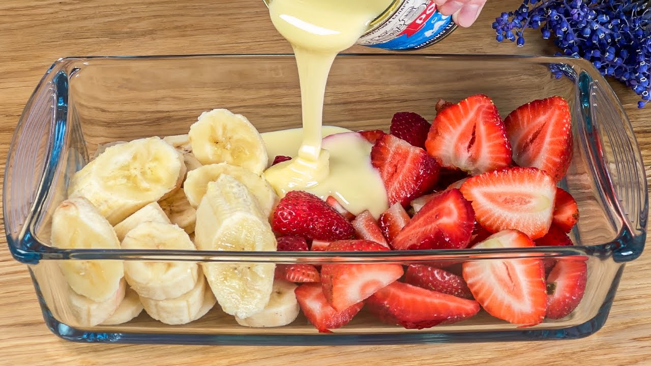 Муж просит делать этот десерт 3 раза в неделю | Десерт из трех ингредиентов за 5 минут! смотреть онлайн