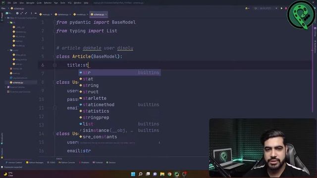 آموزش Api نویس با FastApi Python ( قسمت پانزدهم - Relationship - Table Article ) смотреть онлайн