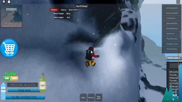 Climbing Mount Everest to the Summit for the first time - Mount Everest Roleplay Roblox смотреть онлайн