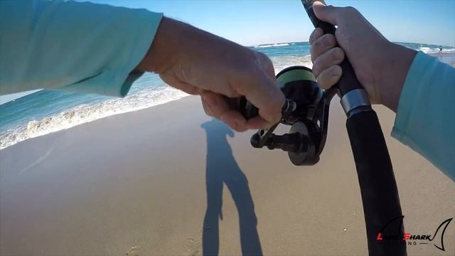FISH Go NUTS Over This LURE...(Surf Fishing for Giant Bluefish) смотреть онлайн