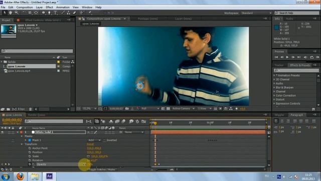 MaxCinema Tutorials Adobe After Effects - Урок 1. (Эффект огненого шара) смотреть онлайн