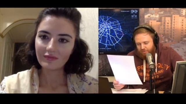 Алиса Ганиева и Максим Курников в программе "Страсти" на радио "Эхо Москвы". смотреть онлайн