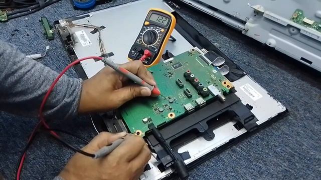 TV "Mover a México" No Enciende LED standby, reparación de sub fuente DC DC смотреть онлайн