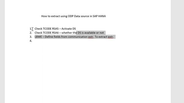 How to extract from ODP Data Source in SAP HANA | Step by step process for ODP Extraction | ODP-ODQ смотреть онлайн