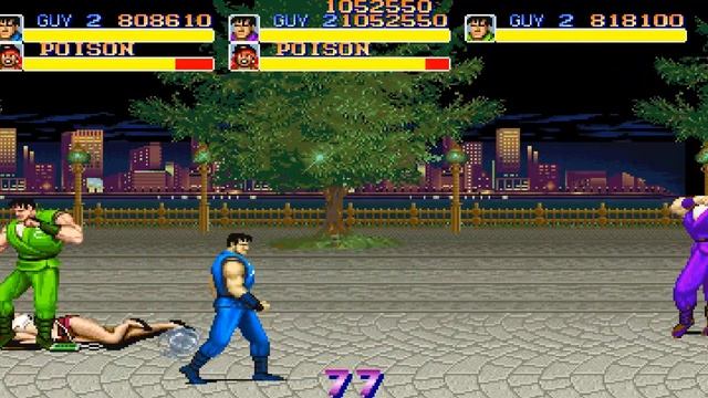 Final Fight Arcade (30th Anniversary Edition) 3 players Guys 1cc difficulty Hardest (level 08/04) смотреть онлайн
