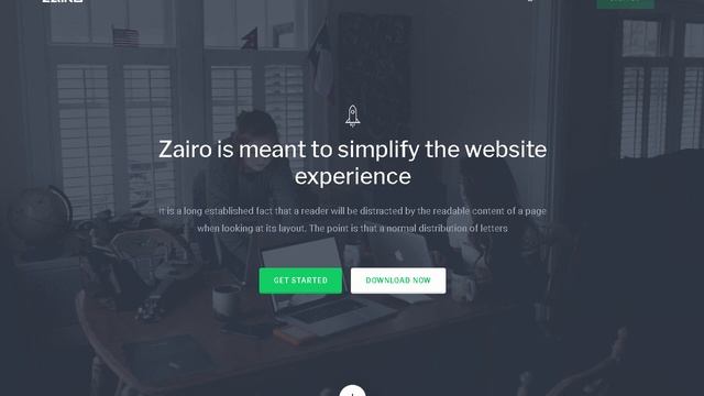 Zairo - React Landing Page Template | Themeforest Templates смотреть онлайн