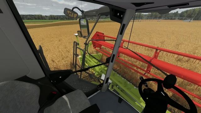 Deep thunderstorm stuck our harvester in mud while harvesting - Farm work | Farming Simulator 22 смотреть онлайн