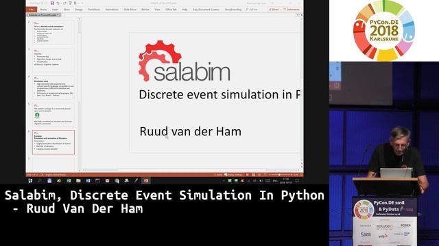 PyCon.DE 2018: Salabim, Discrete Event Simulation In Python - Ruud Van Der Ham смотреть онлайн