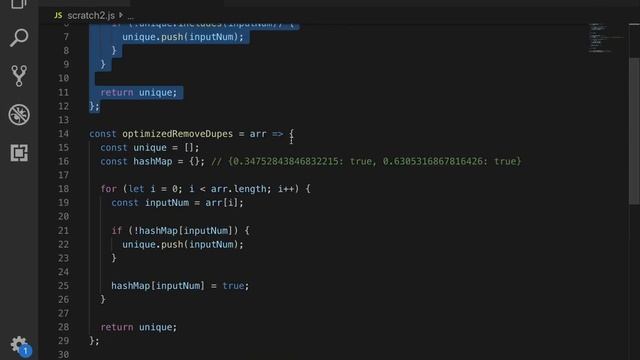 Javascript Algorithms and Data Structures #41 - Optimizing Time Complexity with Hash Maps смотреть онлайн
