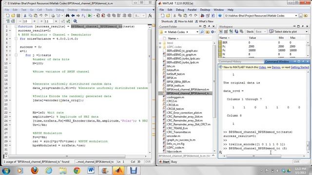 Error Control Coding Techniques Comparison EEL6509 Matlab Demo смотреть онлайн