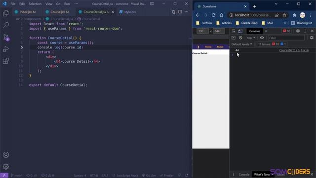 React JS basics Somali Lesson 16 - React Router Passing Params to Component смотреть онлайн
