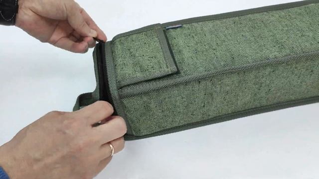 Сумка из брезента для домкрата или ножного насоса. Брезент. Размер 33*10*10 см. Промо-ролик.