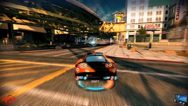 Playing and Recording Split Second via Nvidia shadowplay GTX 950 race 4 смотреть онлайн