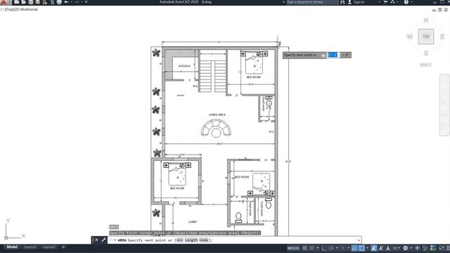 How To Calculate the Area of a House Plan in AutoCAD in 30Sec. смотреть онлайн