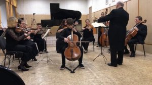 И.Х.Бах (Казадезюс) Концерт для виолончели с оркестром до минор. 1 часть
