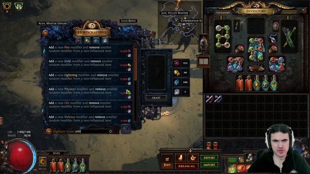 Крафт амулета с +2 уровнями способностей Path of exile || Path of exile Sanctum смотреть онлайн
