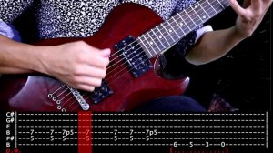 【SLIPKNOT】[ Sulfur ] cover by Masuka | LESSON | GUITAR TAB