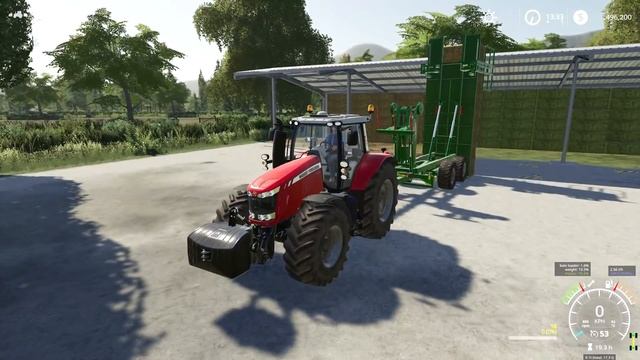 Working with straw, animal care, fertilization with slurry | Lakeland Vale | FS 19 | Timelapse #61 смотреть онлайн