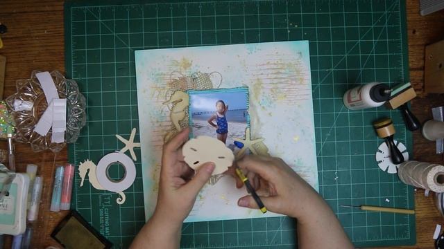 Scrapbooking Process/Sand, Sun, Sea