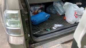 Pajero 4 замена замка и упора пятой двери