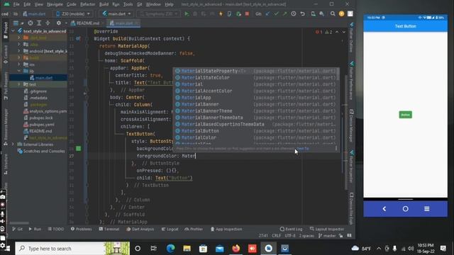 24.Text Button in flutter. flutter Bangla tutorial.flutter dev.#flutter #fluttertutorial #textbutto смотреть онлайн