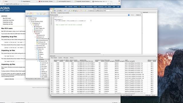 PostgreSQL - Setting Up the Database and Left vs Inner Joins смотреть онлайн