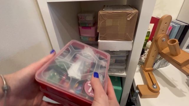 Моё рабочее место. Как и где я храню свои материалы. Уголок рукодельницы смотреть онлайн