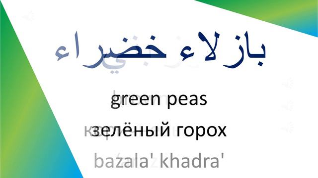 Arabic Words 20 - Colorful Vegetables and Fruits смотреть онлайн