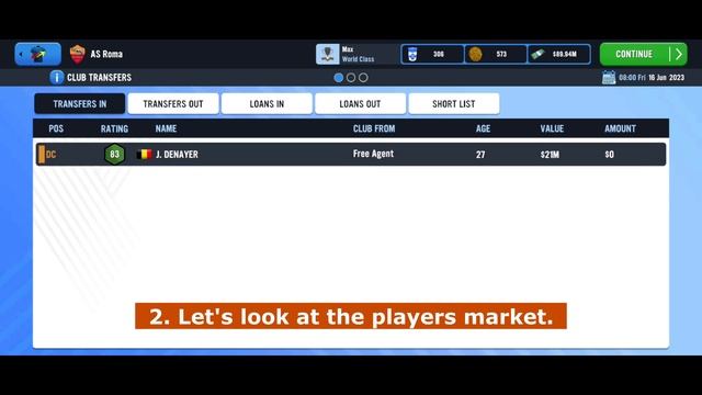 Soccer Manager 2023 best tactics AS Roma смотреть онлайн