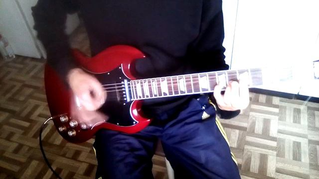 Gibson SG (Replica) Не большой тест,с лёгким перегрузом