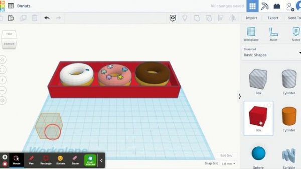 3D design Donuts | Tinkercad
