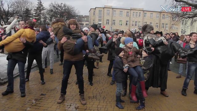 Рекорд Украины ко Дню святого Валентина в Харькове 14.02.2016 смотреть онлайн