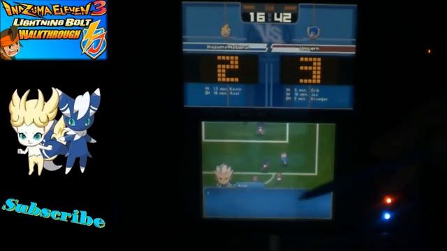 Inazuma Eleven 3 Lightning Bolt Walkthrough Part 28 - vs Unicorn смотреть онлайн