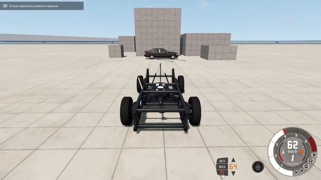 Краш-тест Mercedes W140 смотреть онлайн