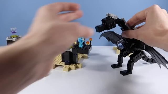 LEGO Minecraft The Ender Dragon 21117 with Enderman! смотреть онлайн