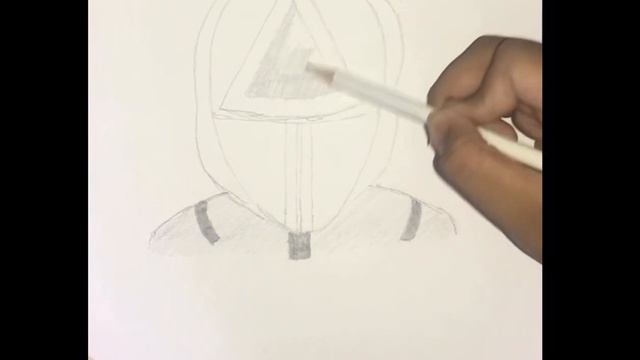 How to draw triangle mask from squid game (sketch)/happy drawing hub смотреть онлайн