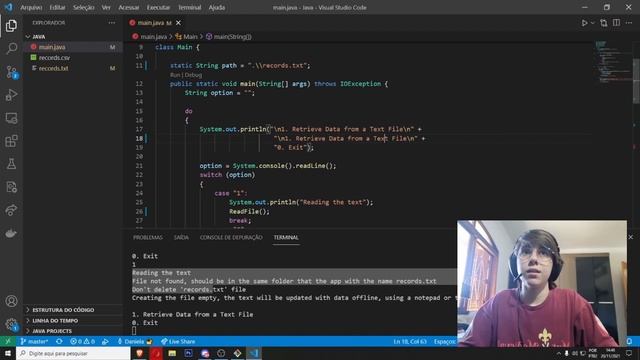 Reading File in Java смотреть онлайн