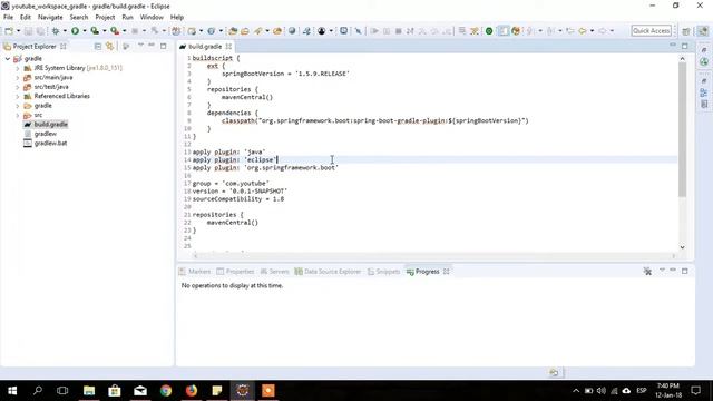 2 Proyecto creado con spring boot y gradle смотреть онлайн