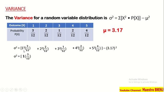 ILLUSTRATING MEAN AND VARIANCE OF A DISCRETE RANDOM VARIABLE G11 Q3 STATISTICS & PROBABILITY смотреть онлайн