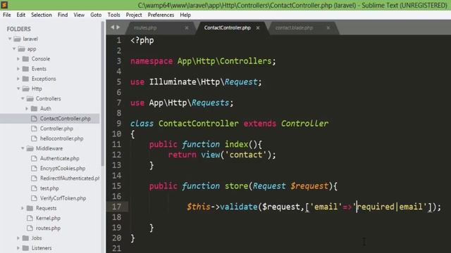 19.Laravel in Hindi : Validation in Laravel , How to validate email address in Laravel смотреть онлайн